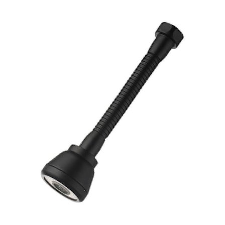 360° Kääntyvä Hanan Pää Suihkupää Keittiöhanaan - Roiskeenkestävä, 3 Tilaa, Veden Säästö, Musta Kupari Hanan Pää - JA [DB]