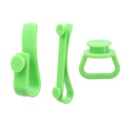 3 kpl/ set Laukut Koukut Tarvikkeet Bogg Bag Koukku VIHREÄ Green