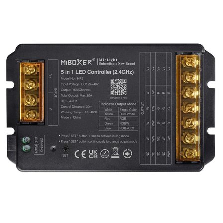 SYNERGY 21 LED Controller 5in1 RGB-CCT DC12~48V 2.4G HP 30A*Milight/Miboxer*
