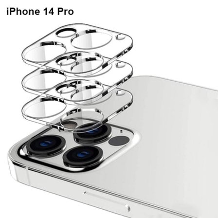 3 st lämpliga för Apple 14PRO kameraskyddsfilm