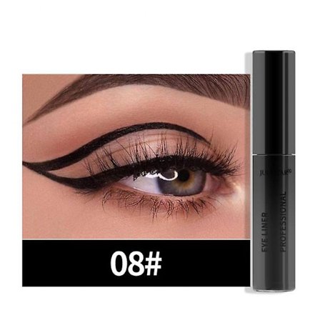 O.two.o 4-färgad 1,0 mm ultrafin eyeliner gelpenna ögonpenna penna slät vattentät vit brun eyeliner penna kosmetisk smink