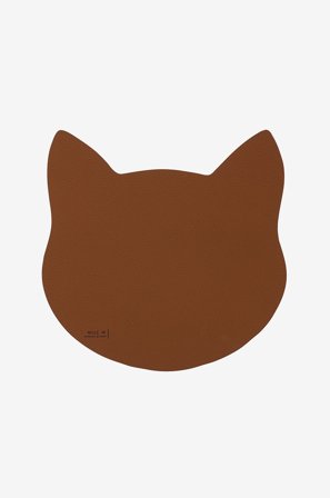 MiLLE W NORDISK DESIGN - Glassbrikke katt M - Brun - Dyremøbler - Fra Homeroom