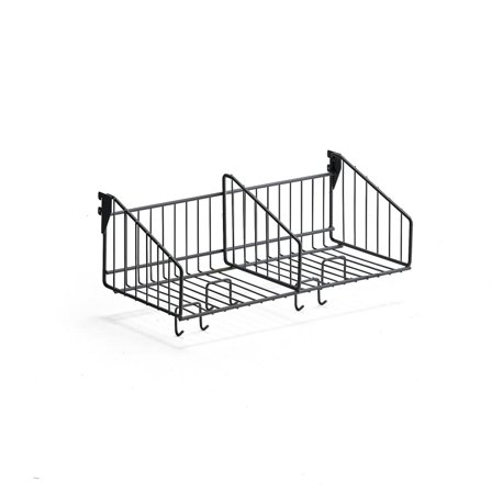 Zusätzlicher Fachboden TRÅD, mit Haken, B 600 mm, grau