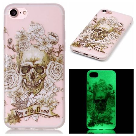 iPhone 7 4,7" Skal Glow in the dark - Day of the Dead