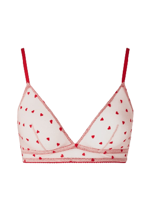 Understatement Mesh Triangle Bralette Bh Dam Rosa XXL