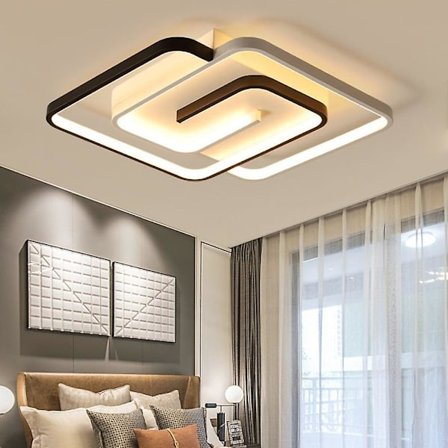 45 cm LED-kattovalaisin, yksinkertainen moderni lämmin makuuhuoneen valaisin