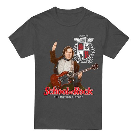 School of Rock Unisex Vuxen The Teacher Is In T-Shirt 3XL Charc