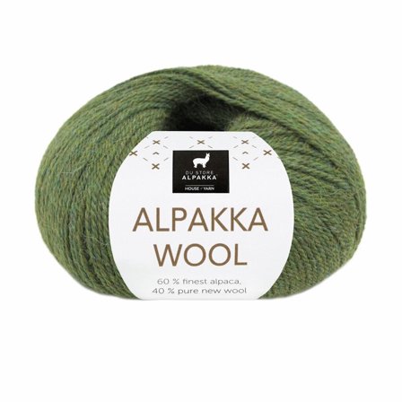 Du Store Alpakka Wool Skogsgrønn-Melert 580, 50g