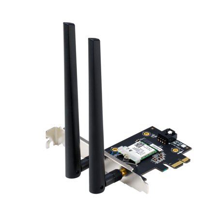 ASUS PCE-BE6500 Wi-Fi 7 (802.11be) 320MHz - Tri-Band PCIe Wi-Fi Adapter - Bluetooth 5.4