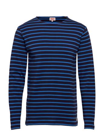Breton Striped Shirt "Houat" T-Langærmet Skjorte Blå Armor Lux