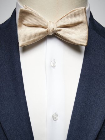 John Henric Men's Beige Fliege Size Self-tied