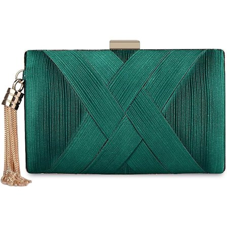 Kvastkvällspåsar Kopplingspungar för kvinnor för bröllop Bal Natt