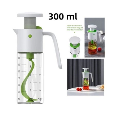 Salatflaske - Uspesifisert - 300 ml - Lekkasjesikker design - Lett å fylle - Tydelige mål
