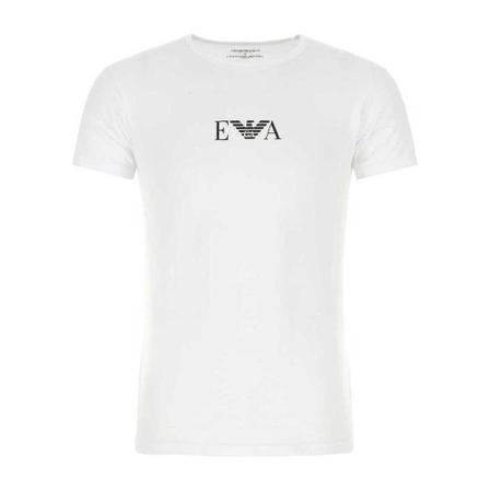 Emporio Armani, T-Shirts Wit, Heren, Maat:L