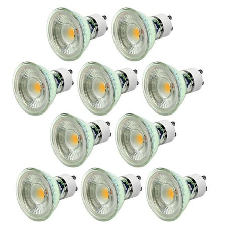 LED-lampa 10 st Dimbar 5W GU10 GU5.3 LED-spotlight