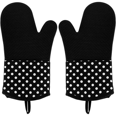 Bakehansker Ovnshansker 300°C Grillhansker, Varmebestandig Silikon