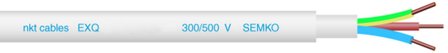 NKT EXQ XTRA Installationskabel 5G1.5 mm², 300/500V 1 m, kapad, Anslutningsdon & kablar