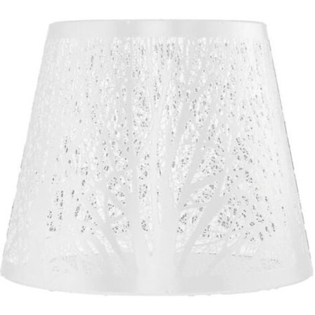 Lampeskjerm, pålitelig moderne mini lampeskjerm i smijern for hjemmet, soverommet og nattbordet (hvit)