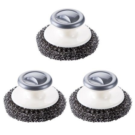 3kpl Pot Scrubbers Puhdistusharja Hankausharjat