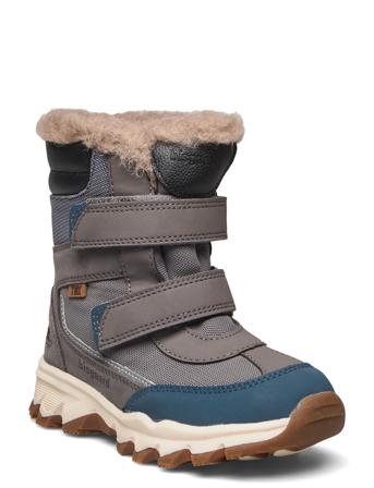 Bisgaard Eddie Vinterstøvler Med Burrebånd Multi/mønstret Bisgaard