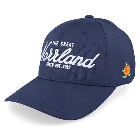SQRTN - Blå adjustable Keps - Great Norrland Hooked Navy Adjustable @ Hatstore