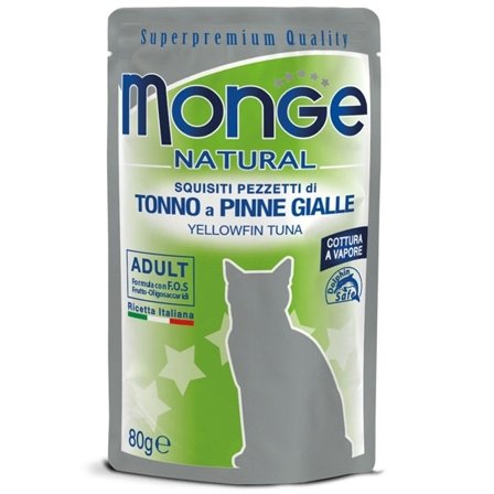 Monge Natural Superpremium Tonno Pinne Gialle Cibo Umido Per