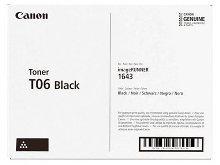 Canon Toner T06 20,5K svart - Lyreco - Toner och bläck - Tonerkassetter - Toner Canon