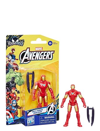 Marvel Avengers Venomversus Epic World Of Action Anti-Venom Iron Man Patterned Marvel