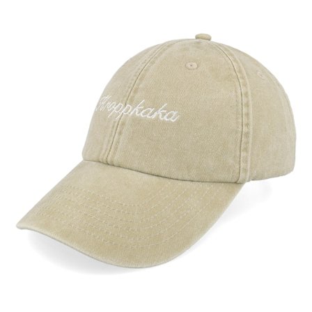 Iconic - Bege unconstructed Boné - Kroppkaka Vintage Washed Khaki Dad Cap @ Hatstore