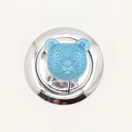 Toilettankknap Toiletskyldknap BLÅ blå
