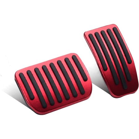 Antislip Fotpedal, Halksäker Gas- och Bromspedal i Aluminium