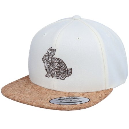 Iconic - Weiss snapback Cap - Rabbit Mandala Natural/Cork Snapback @ Hatstore
