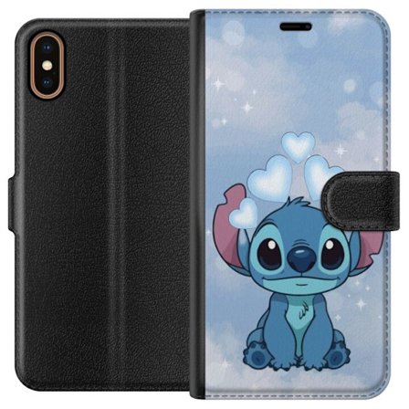 Kompatibel Tegnebogsetui til Apple Apple iPhone X Stitch Hoppende Glæde - Sjovt Design til Gave