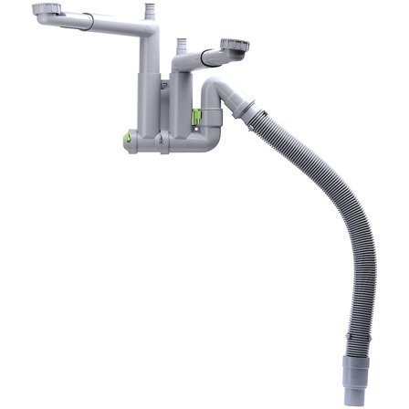 Gelia Smartloc Vesilukko tiskialtaalle, 1 1/2" 2-osainen, Sisätilaviemäri