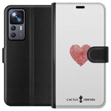 Yhteensopiva Lompakkokotelo Xiaomi Xiaomi 12T Cactus and Friends - Fingerprint Love