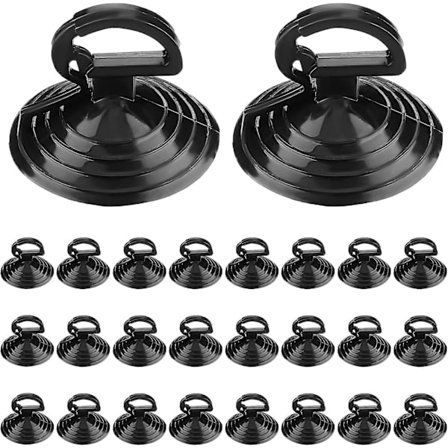 24-pack sugproppar för bilglas vindruta solskydd sugproppar små PVC sugproppar bilfönster sugproppar för bil solskydd