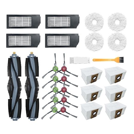 For ecovacs deebot X1 Omni / Turbo pölysäiliö pääharja sarja HEPA suodatin moppi puhdistusliina imuri lisävarusteet