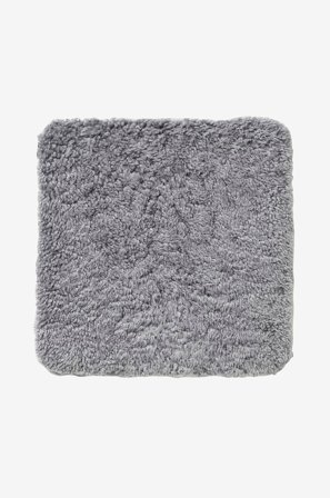 Skinnwille - Lampaannahkapehmuste Curly, kulmikas - Harmaa - Istuintyynyt & pehmusteet - - Homeroom