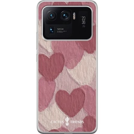 Yhteensopiva Puhelinkuori Xiaomi Xiaomi Mi 11 Ultra Cactus and Friends - Blush Paper Hearts