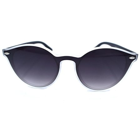 Voyage retro solglasögon - svart/vit