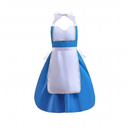 Ärmlöst förkläde för vuxna barn Minnie Elsa Sofia Princess Förkläde Cosplay-kostym med hängande hals