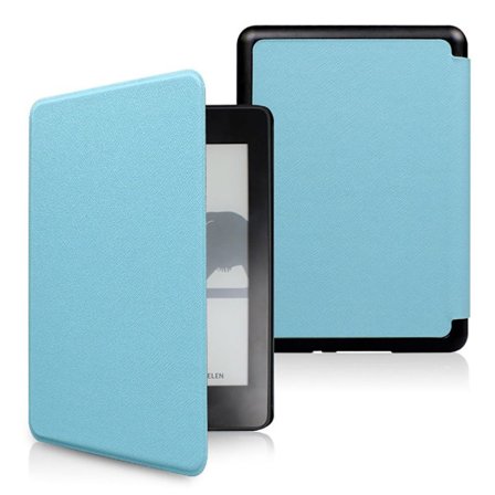 6,8 tommer e-Reader Case Smart Folio Cover SKY BLUE