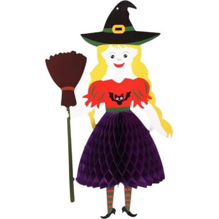 Halloween Honeycomb Ball Pendant Witch Spider Shopping Mall AFAB-iche Ghost Festival Atmosphere Decorative Atmosphere Co