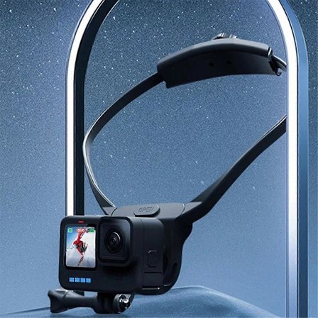 Mobiltelefon Halsfäste för Gopro12 11 10 9 Sportkamera Kragehållare Första Person Perspektiv Ridning