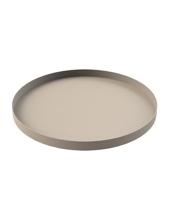 Tray Circle 400X20Mm Beige Cooee Design