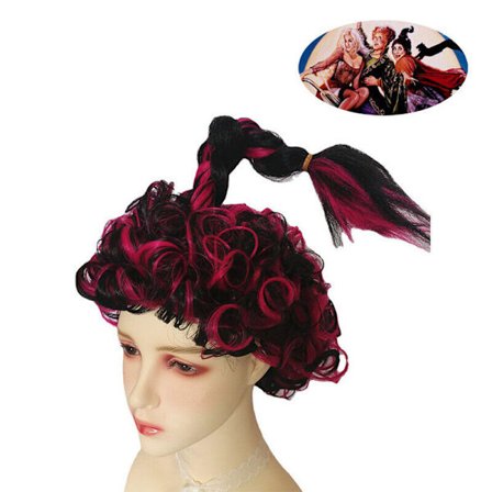 Halloween Hokus Pokus Dräkt Fancy Peruk Cosplay Party Propos