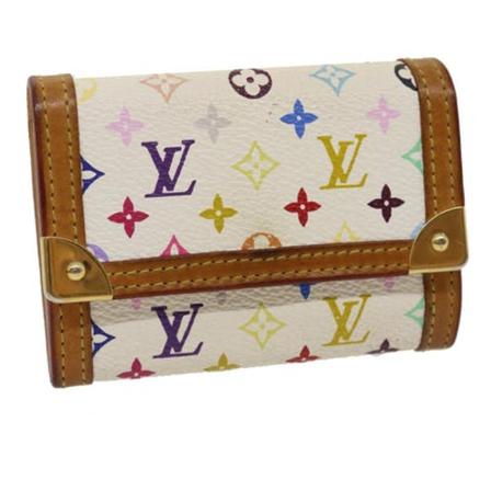 Louis Vuitton Vintage, Pre-owned Canvas Wallet Wit, Dames, Maat:ONE Size