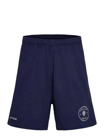 Sporty & Rich Eden Crest Embroidered Gym Short - Navy - M