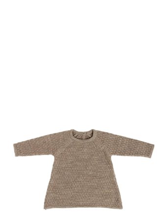 Dress, Ao Rabbits, Merino Wool, Powder Beige Smallstuff