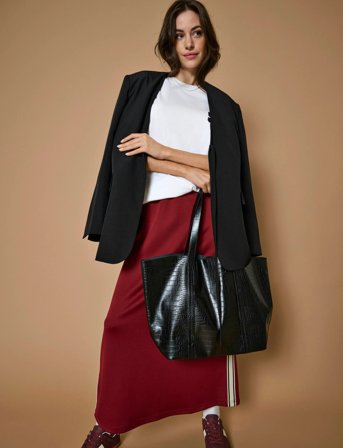 ONLY Onlelly Life L/S Ovs Tie Blazer Tlr - Black - 38-40